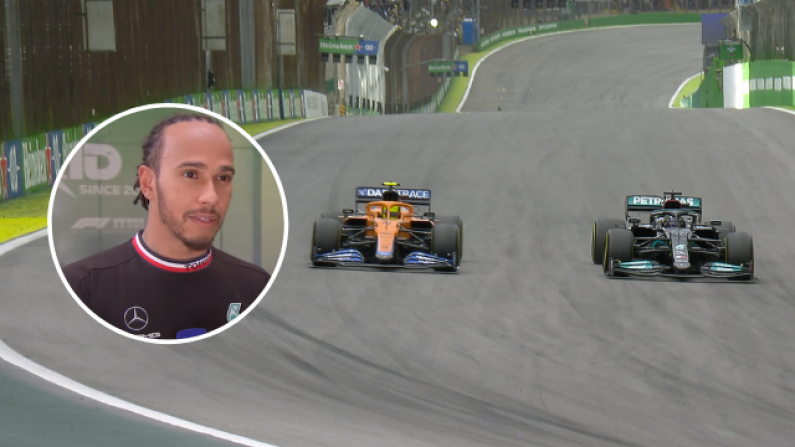 Lewis Hamilton Goes On Overtaking Bonanza From The Back In Sao Paulo Sprint Race