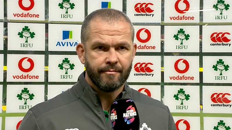 Andy Farrell Reveals Haphazard Nature Of Ireland Team Selection For Argentina Win