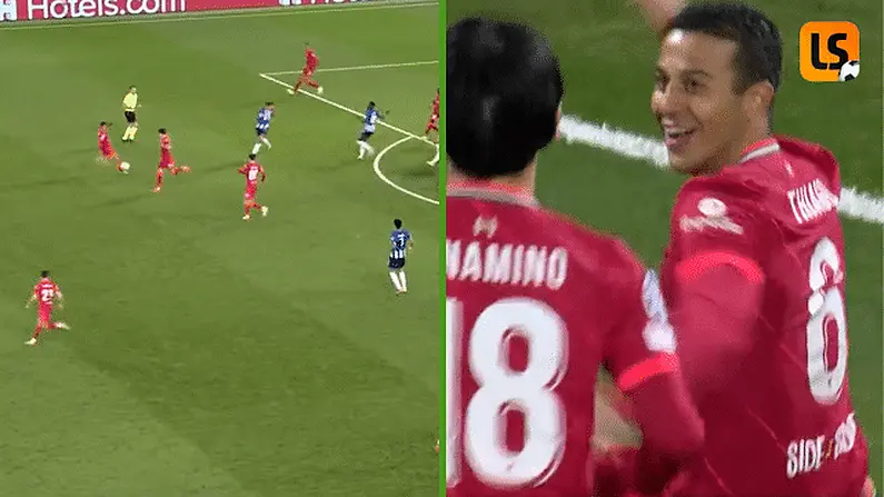 Watch: Thiago Alcantara Scores An Absolute Screamer Against Porto