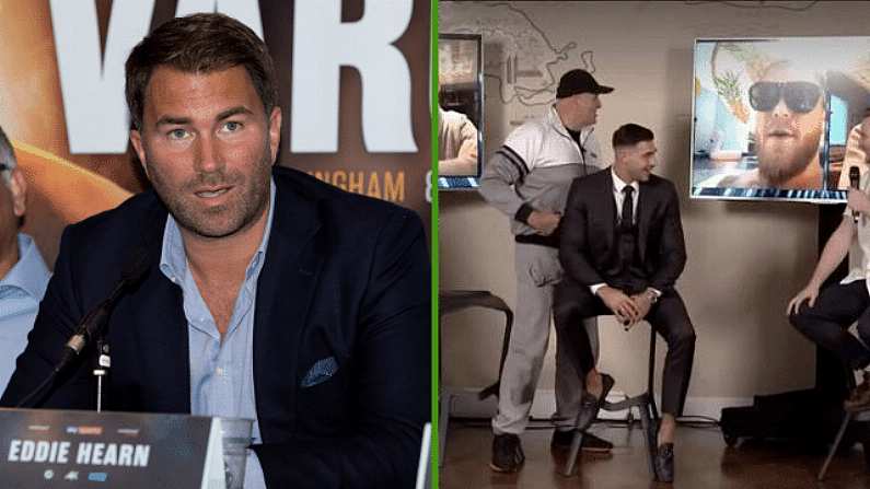 Eddie Hearn Not Impressed By 'Disgusting' Tommy Fury vs Jake Paul Press Conference