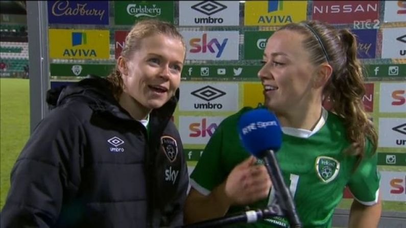 Teammate Interrupts Katie McCabe Interview To Ask Pertinent Question