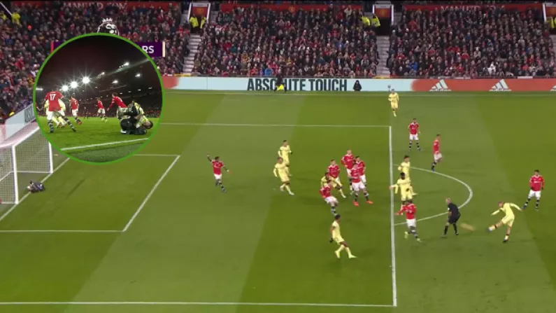 Watch: Arsenal Score Bizarre Opener At Old Trafford With David De Gea Down Injured