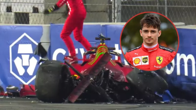 Watch: Charles Leclerc Has Lucky Escape In Saudi Practice Crash