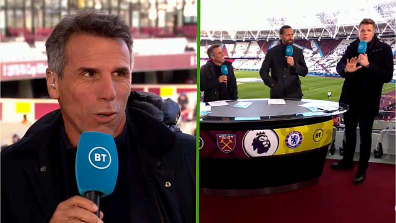 Gianfranco Zola Had BT Sweating After Saying "Bullshit" On Premier League Buildup