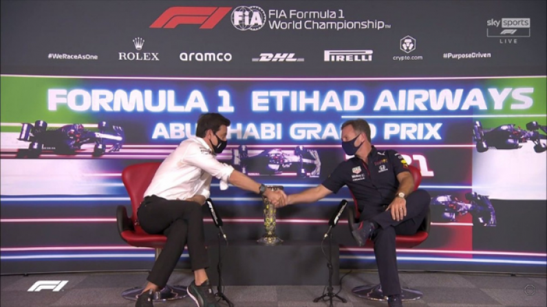 Harmonious Horner And Wolff Embrace Before 'Squid Game' F1 Showdown