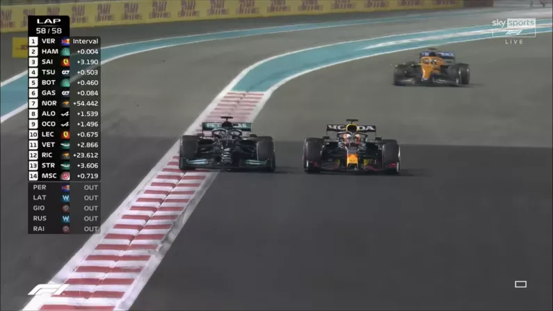 Max Verstappen Steals Championship On Final Lap With Outstanding Pass On Hamilton