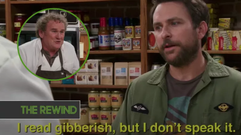 Charlie Speaking Irish To Colm Meaney On 'It's Always Sunny' Was Pretty Great