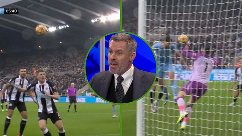 Jamie Carragher Slates Ciaran Clark After Howler Against Manchester City