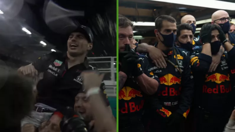 Watch: Emotional Max Verstappen And Red Bull Moments After Win