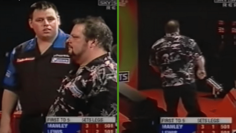 When Adrian Lewis Stormed Off The Stage During Ill-Tempered Peter Manley Clash