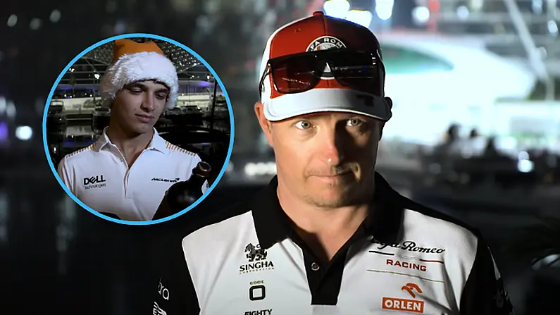 Deadpan Kimi Raikkonen Sticks Out In Formula 1 Christmas Video