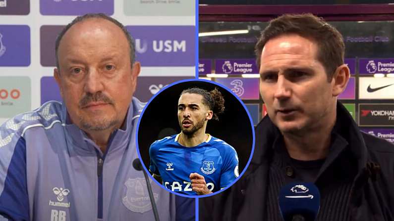 Dominic Calvert-Lewin has spoke about Rafa Benitez's dismissal and Frank Lampard's 'aura'.