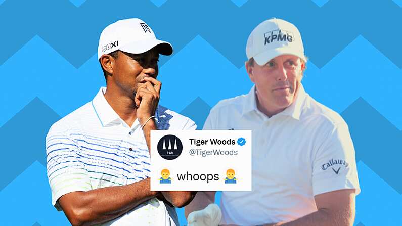 Tiger Woods couldn't help but have a dig at Phil Mickelson over the PIP list.