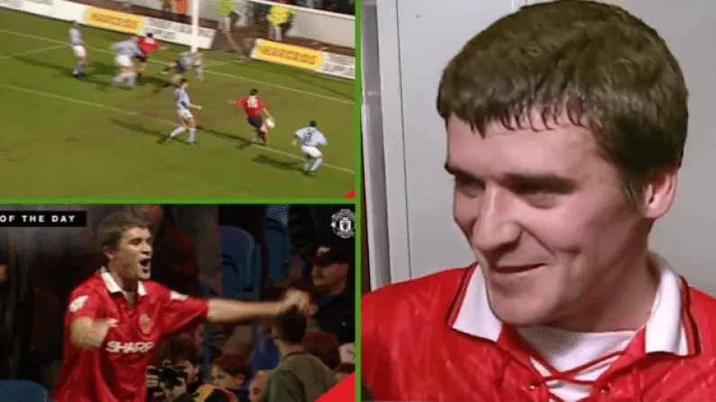 A Baby-Faced Roy Keane Had A Stunning Impact In His First Manchester Derby