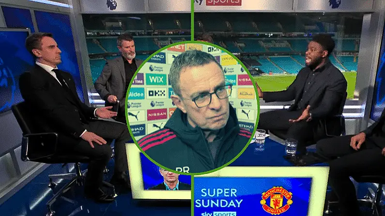 Gary Neville & Micah Richards Clash Over Man United's Appointment Of Ralf Rangnick