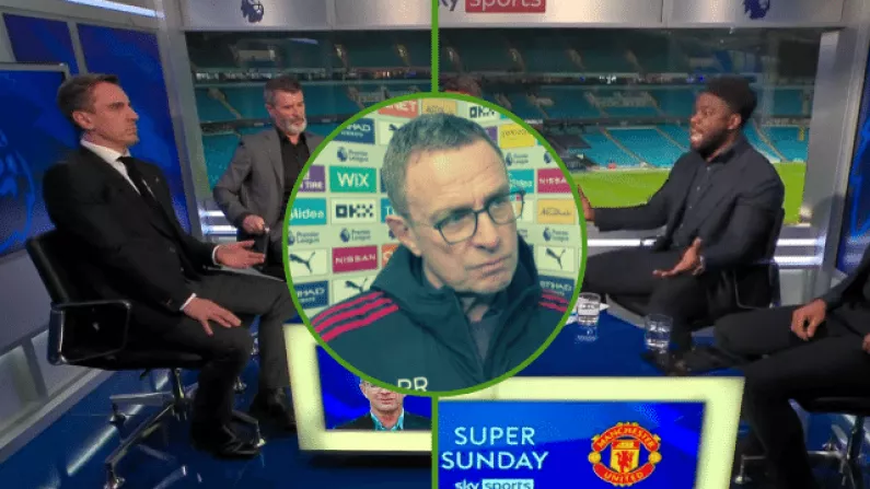Gary Neville & Micah Richards Clash Over Man United's Appointment Of Ralf Rangnick