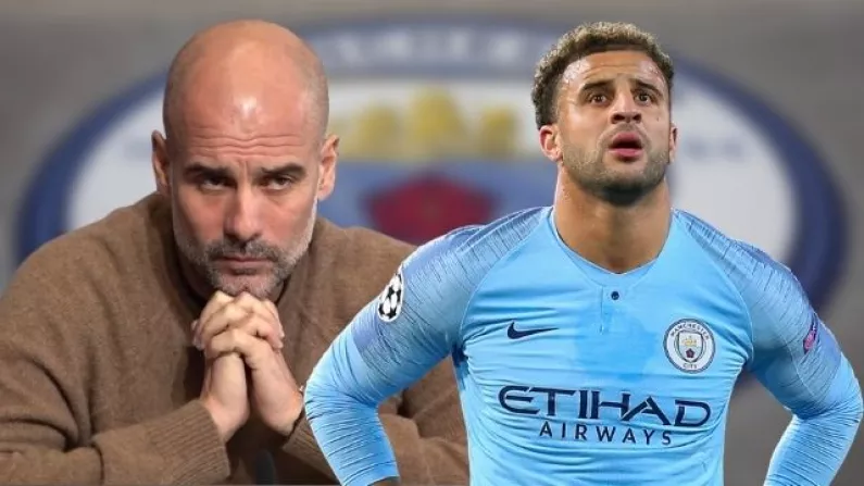 Three Months Later, Pep Guardiola Still 'So Angry' With Kyle Walker