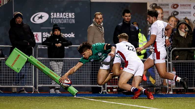 Ireland U20s: Great try by Aitzol King