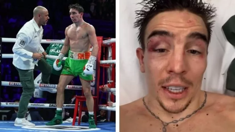 Michael Conlan 'All Good' After Falling Out Of Ring During Title Shot