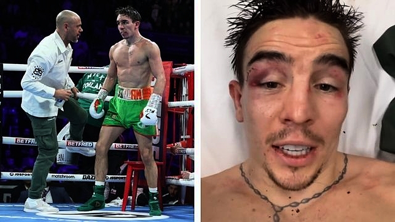 Michael Conlan 'All Good' After Falling Out Of Ring During Title Shot