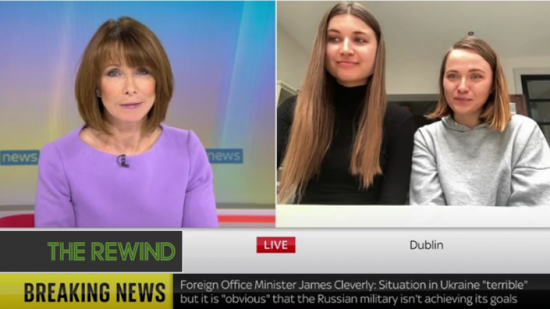 Ukraine Refugees In Dublin Give Brilliant Correction To Kay Burley