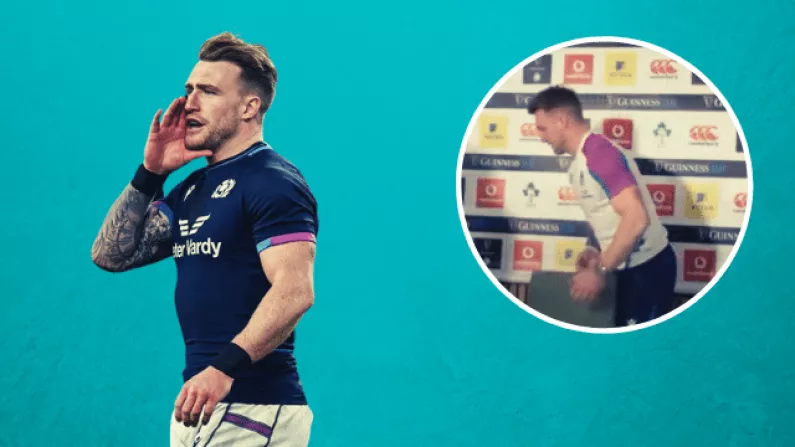 Stuart Hogg Was Not Happy With Media's Line Of Questioning After Ireland Loss