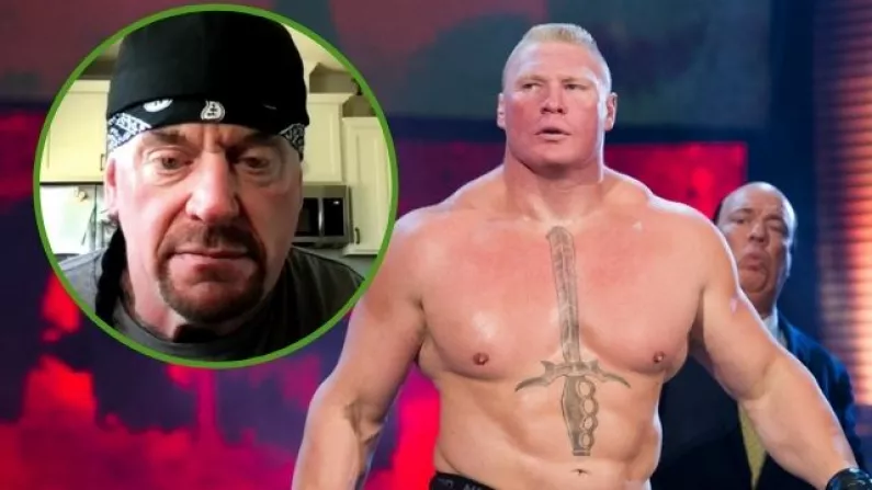 The Undertaker Tells Great Story On Brock Lesnar Joining The NFL