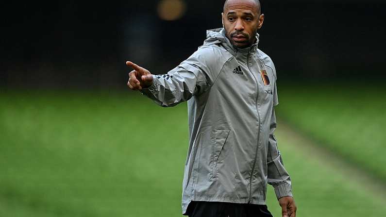 Thierry Henry Showered With Boos By The Aviva Faithful