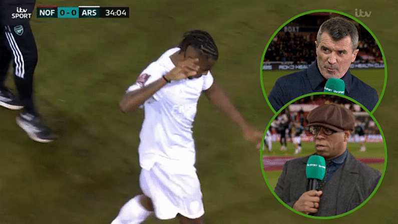 Roy Keane & Ian Wright Slam Arsenal Man's Reaction To First Half Substitution