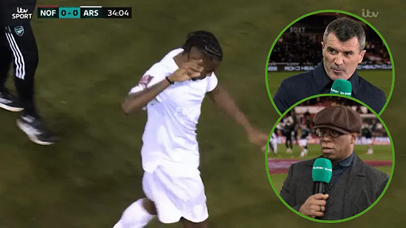 Roy Keane & Ian Wright Slam Arsenal Man's Reaction To First Half Substitution