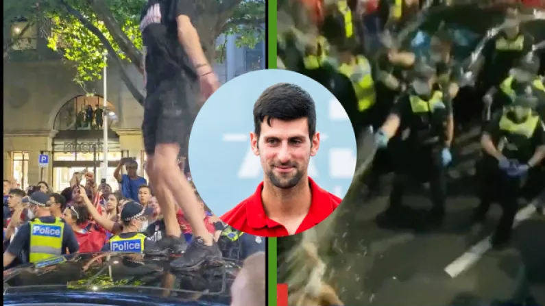 Police Clash With Djokovic Supporters In Melbourne As Visa Ban Overturned