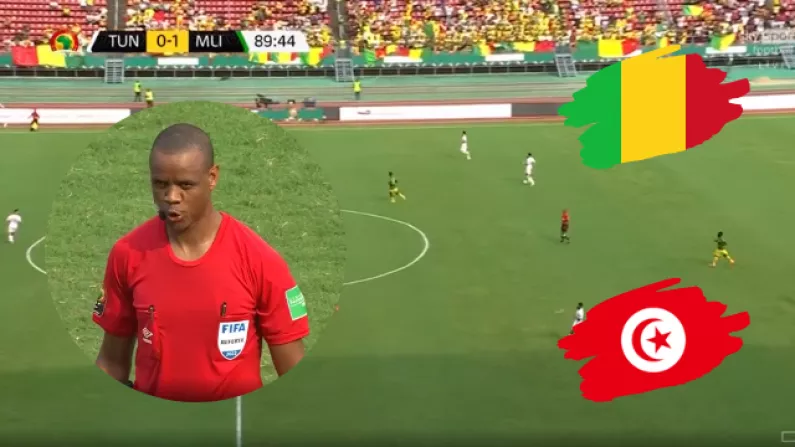 Tunisia v Mali Referee Blows Up Early Twice At Ludicrous Africa Cup Of Nations Game