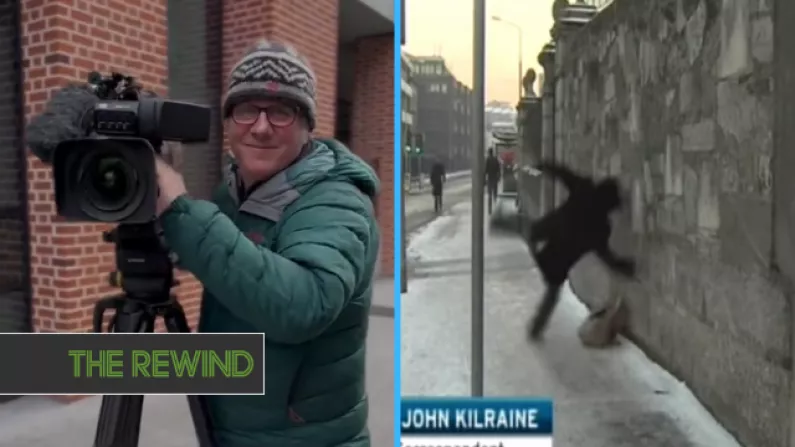 Watch: Cameraman Behind 'Man Slips On Ice' Video Talks About Viral Clip