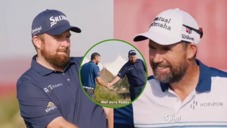 Watch: Lowry and Harrington Take Part In Slagging Filled 'Chipping Challenge'