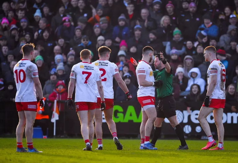 colm o'rourke eamonn fitzmaurice red cards tyrone armagh