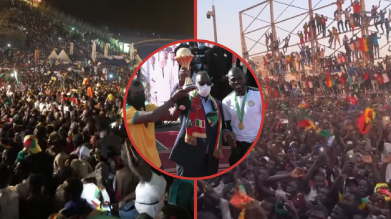 Watch: Senegal Rivals Italia 90 For Incredible Homecoming Scenes