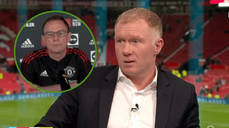Paul Scholes Has Slammed Manchester United's Appointment Of Ralf Rangnick