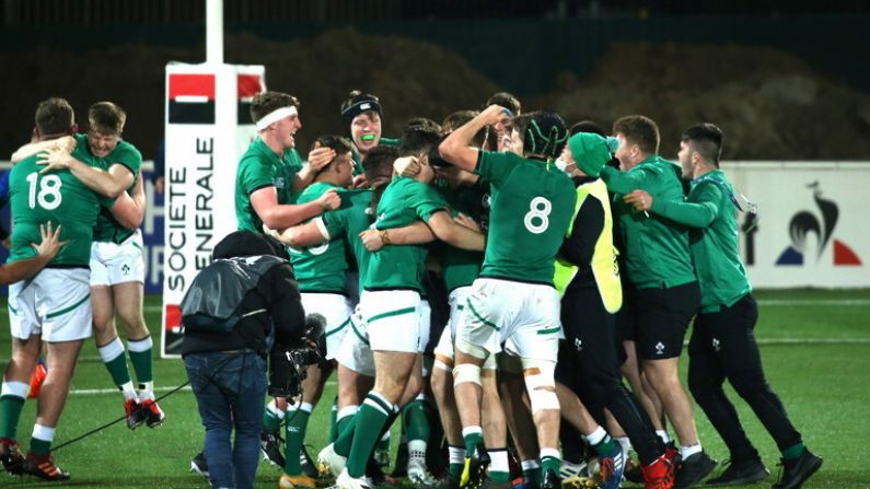 Famous Last-Gasp Win In France Has Ireland U20s Dreaming Of Grand Slam