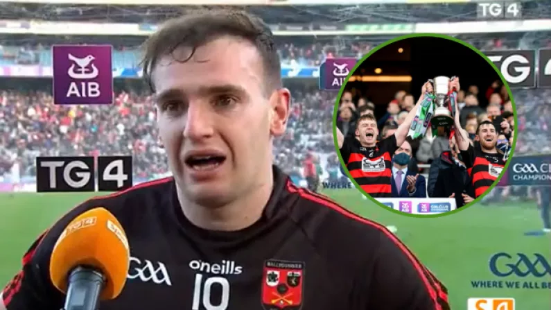 Dessie Hutchinson Gives Tearful Interview After Ballygunner's Dramatic Triumph