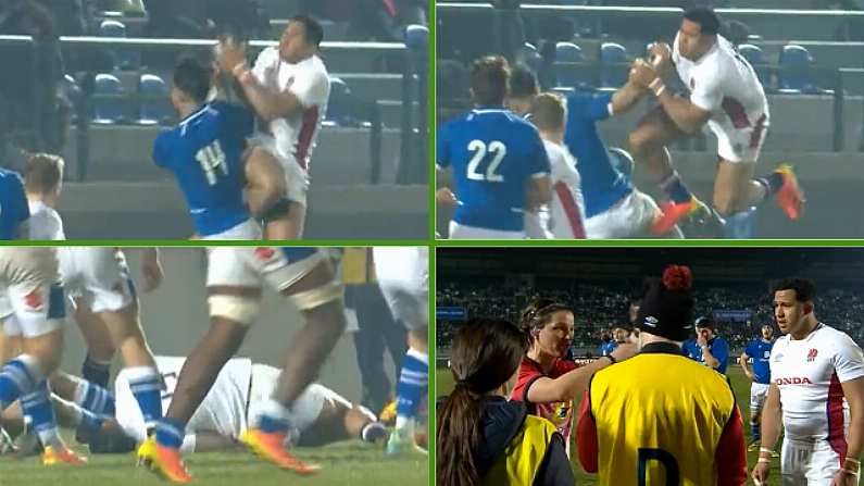 Watch: Controversy As England Team Doctors Ignore HIA Call In U20s Clash With Italy