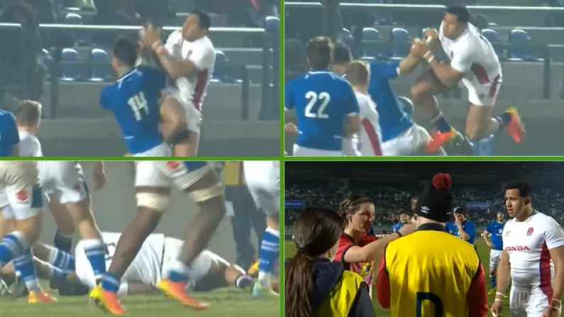 Watch: Controversy As England Team Doctors Ignore HIA Call In U20s Clash With Italy