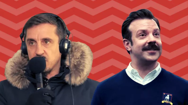 Gary Neville Was Disgusted By 'Ted Lasso' Comments From Manchester United Players