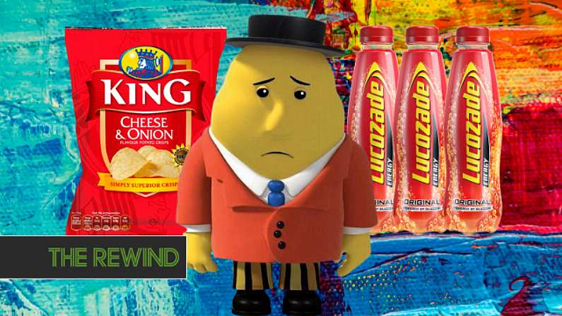 Mr Tayto appears sad as Tayto Park is undergoing a name change,