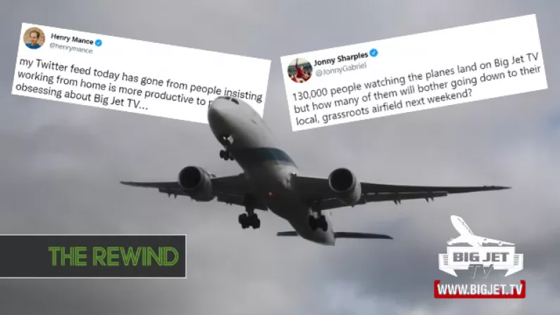 Big Jet TV Goes Viral For Wild Scenes Of Planes Landing During Storm Eunice