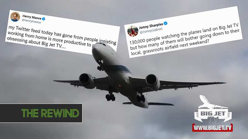 Big Jet TV Goes Viral For Wild Scenes Of Planes Landing During Storm Eunice