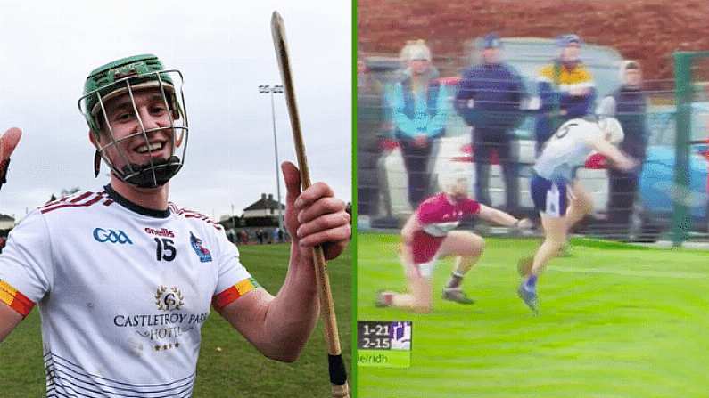 Cian Lynch was red carded in the second half of the Fitzgibbon Cup final