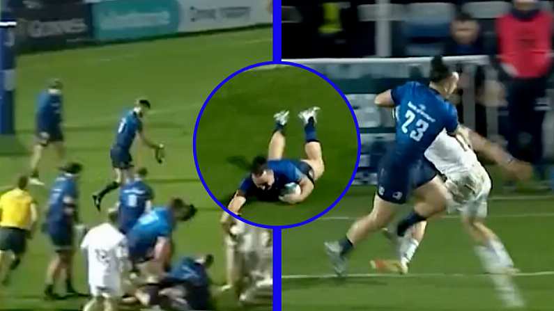 Watch: James Lowe Scores Incredible Try On Leinster Return