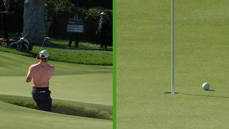 Watch: Rory McIlroy Pulls Off Spectacular Bunker Shot At Genesis Open
