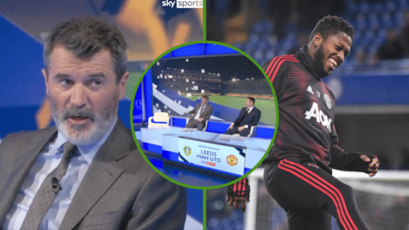 Roy Keane Cracked Up The Sky Sports Studio With Cheeky Comment About Fred's Form
