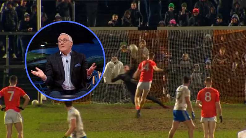 Pat Spillane didn't think there was enough evidence to give Armagh a goal.